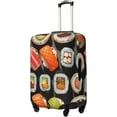 thumbnail image 2 of Many Sushi Food Print Luggage Cover Suitcase Cover Elastic Washable Suitcase Protector For 21-32 Inch, 2 of 6