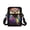 Color Splash Otter, variant on Eheartsgir Dachshund Paw Print Crossbody Shoulder Bag, Zippered 2-Layer Lightweight Sling Bags for Women for Work and Travel