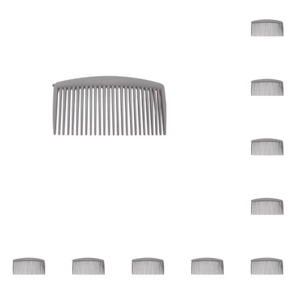 Seitruly 10 piezas de peine de plástico para el cabello, accesorio profesional, cepillo de pelo Simple, juego de belleza de peluquero, herramientas de Cuidado del cabello Gris Seitruly CE013203-03B