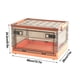 thumbnail image 2 of Baúles de almacenamiento, organizadores y almacenamiento de armario, caja de almacenamiento plegable de plástico, caja de almacenamiento transparente para el hogar, manta de ropa para dormitorio, caja, 2 of 2