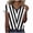 Orange, variant on Khunlpohl Short Sleeve Tshirt for Womens Striped V Neck Casual Shirts Summer Trendy Loose Comfortable Lightweight Clothes