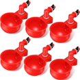 thumbnail image 1 of 3/8 Inch Thread Automatic Filling Waterer Poultry Drinking Bowl (Blue,6 Pieces), 1 of 5
