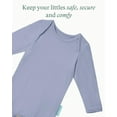 thumbnail image 6 of Supersoft Long Sleeve Baby Bodysuits, Premium Bamboo Rayon Bodysuit Unisex Boy Girl 0-3-6-9-18-24 months, 6-pack, 6 of 9