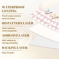 thumbnail image 6 of Pink Peel and Stick Wallpaper Pink Clown Faces Diamond Soft Watercolor Effect Spring Wall Mural 17.7in x 9.8ft Self Adhesive Removable Wall Paper Renter Friendly Wallpaper for Girls Bedroom Nursery, 6 of 8