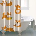 thumbnail image 4 of Cartoon Corgi Shower Curtain 36"x72" ,Bathroom Decorative Shower Curtains Set with 12 Hooks,Modern Waterproof Washable Shower Curtain, 4 of 6