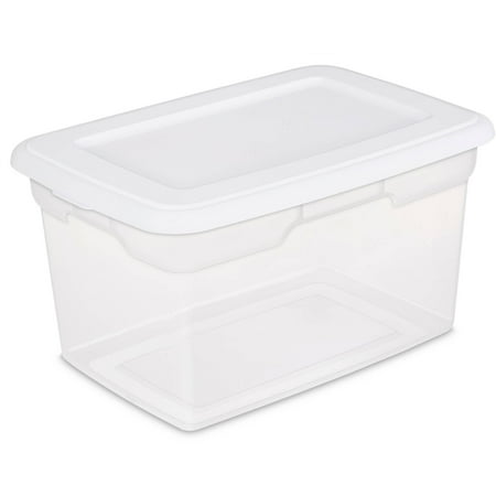 Sterilite 20 Qt./18.9 L Storage Box, White