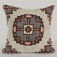 thumbnail image 1 of LR Resources PILLO07360BWYIIPL Rustic Medallion Square Throw Pillow - Brown & Beige, 1 of 1