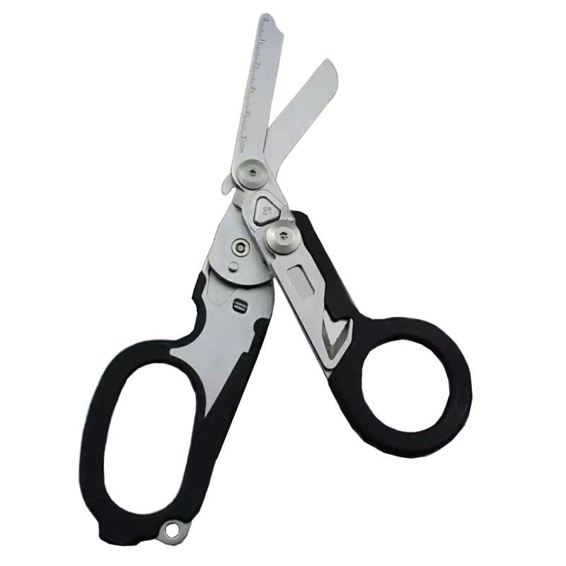 EFISPSS 6 in 1 trauma shears Emergency Shears, with Strap Cutter and Glass Breaker,with Holster