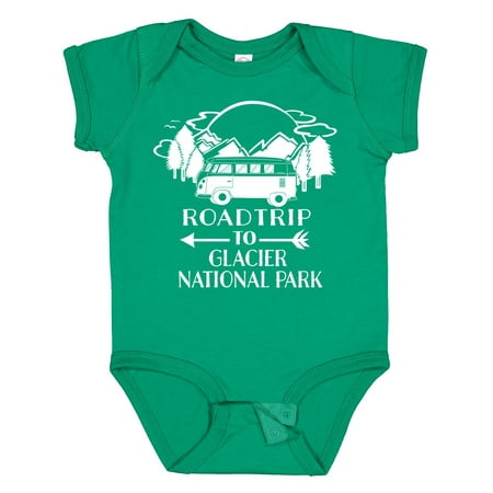 

Inktastic Road Trip to Glacier National Park Gift Baby Boy or Baby Girl Bodysuit