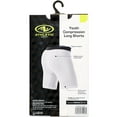 thumbnail image 4 of (2 pack) Athletic Works Youth Compression Long Short, Small, White, Unisex, 1 Pack, 4 of 7