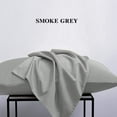 thumbnail image 4 of Queen Pillowcases Set of 4, 100% Brushed Microfiber, Soft and Cozy, Wrinkle, Fade, Stain Resistant with Envelope Closure, 20"x 30", Smoky Grey, 4 of 7
