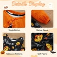 thumbnail image 6 of GYRATEDREAM Kid Toddler Girl Fall Dress+Cardigan 2 Piece Pumpkin Sleeveless Dress and Cardigan Set Halloween Thanksgiving Outfits 18M-5Y, 6 of 6