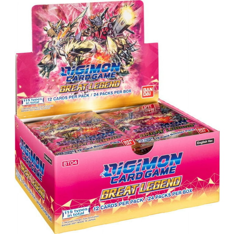 Card Game Digimon Version 4.0 Great Legend English 24 Pack Booster