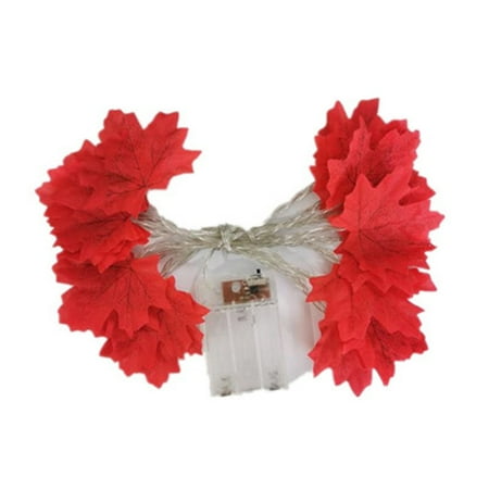 GFHFHITJ Maple Leaf String Lights Thanksgiving Decorations Fall Garland Lights String with Incandescent bulbs for Connectable Sets Display Indoor Outdoor Fall Decor Halloween Decorations