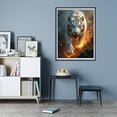 thumbnail image 7 of Diamond Art Kit for Adults, Tiger In Fiery Scene Diamond Painting for Adults Beginners, DIY Diamond Art Painting Kits, 5D Diamond Painting Crafts for Home Decor 12x16 Frameless, 7 of 7