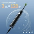 thumbnail image 6 of OasiSmile Sonic Electric Toothbrush for Adults, Rechargeable Travel Tooth Brush with 6 Brush Heads, 42000 VPM Deep Clean 4 Modes 120-Day Battery, Black, 6 of 9