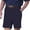 Navy, variant on Monterey Club Men's Cotton Twill Flat Front Golf Shorts #1845
