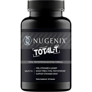 Nugenix Total-T Free and Total Testosterone Booster Supplement for Men, 90 Count