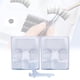 thumbnail image 4 of Kit de extensión de pestañas perfecl Herramientas de maquillaje autoadhesivas profesionales Bandeja de pestañas clásica Pestañas de prác Bandeja de 2 piezas blanca, 4 of 8