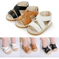 thumbnail image 2 of Infant Baby Girl Boy Sandals Comfort Premium Summer Outdoor Casual Beach Shoes with Flower Bowknot Anti Slip Rubber Sole Newborn Toddler Prewalker First Walking Shoes, 2 of 6