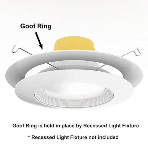 30 Pack White Plastic Trim Ring For 5 6 Inch Recessed Can Down 30 Pack White Plastic Trim Ring For 5 6