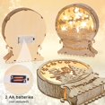 thumbnail image 3 of Wooden LED Christmas Lights, Christmas Star Window Lights, Wooden LED Christmas Decorations, LED Elk Light, LED Christmas Decorations for Indoor Balcony (Elk), 3 of 5