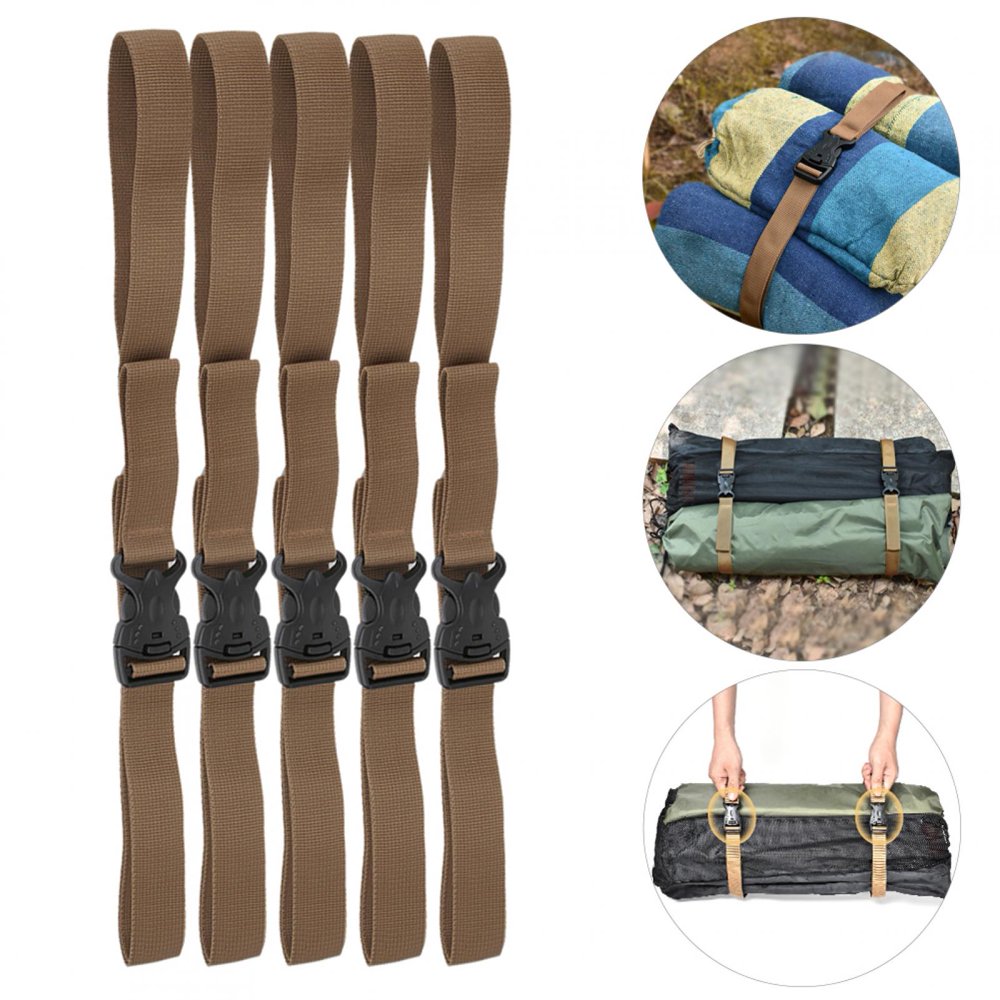 Mgaxyff Mgaxyff Backpack Strap,5pcs Cargoes Strap Buckle Tie Down