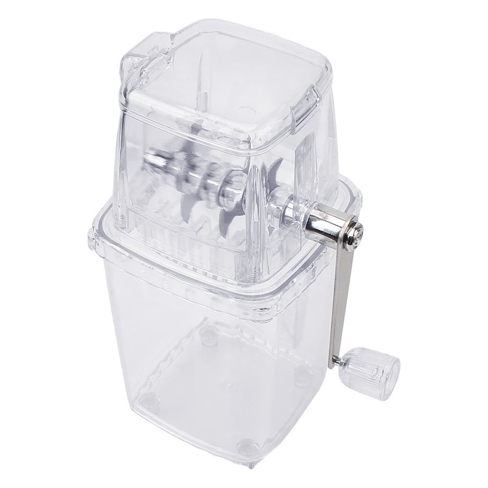 Manual Ice Crusher & Shaved Ice Machine – 1.25L Large Capacity Hand-Cranked Ice Shaver for Home, Bar & Parties – Portable Multi-Function Snow Cone Maker & Blender Tool for Cocktails & Desserts