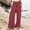 Rose Gold, variant on Tittly Wide Leg Pants Woman Baggy Pants Linen Pants Women Summer Wide Leg Pants Drawstring Elastic Waist Pants High Waisted Pants Casual Beach Trousers Comfy Pants Women Sweatpants Women AG L