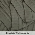 thumbnail image 2 of Ntbay 100% Cotton Cable Knit Throw, Super Soft Warm Knitted Blanket Home Decor, 60"x80", Gray, 2 of 4