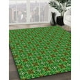 thumbnail image 2 of Ahgly Company Indoor Rectangle Patterned Dark Forest Green Area Rugs, 3' x 5', 2 of 6