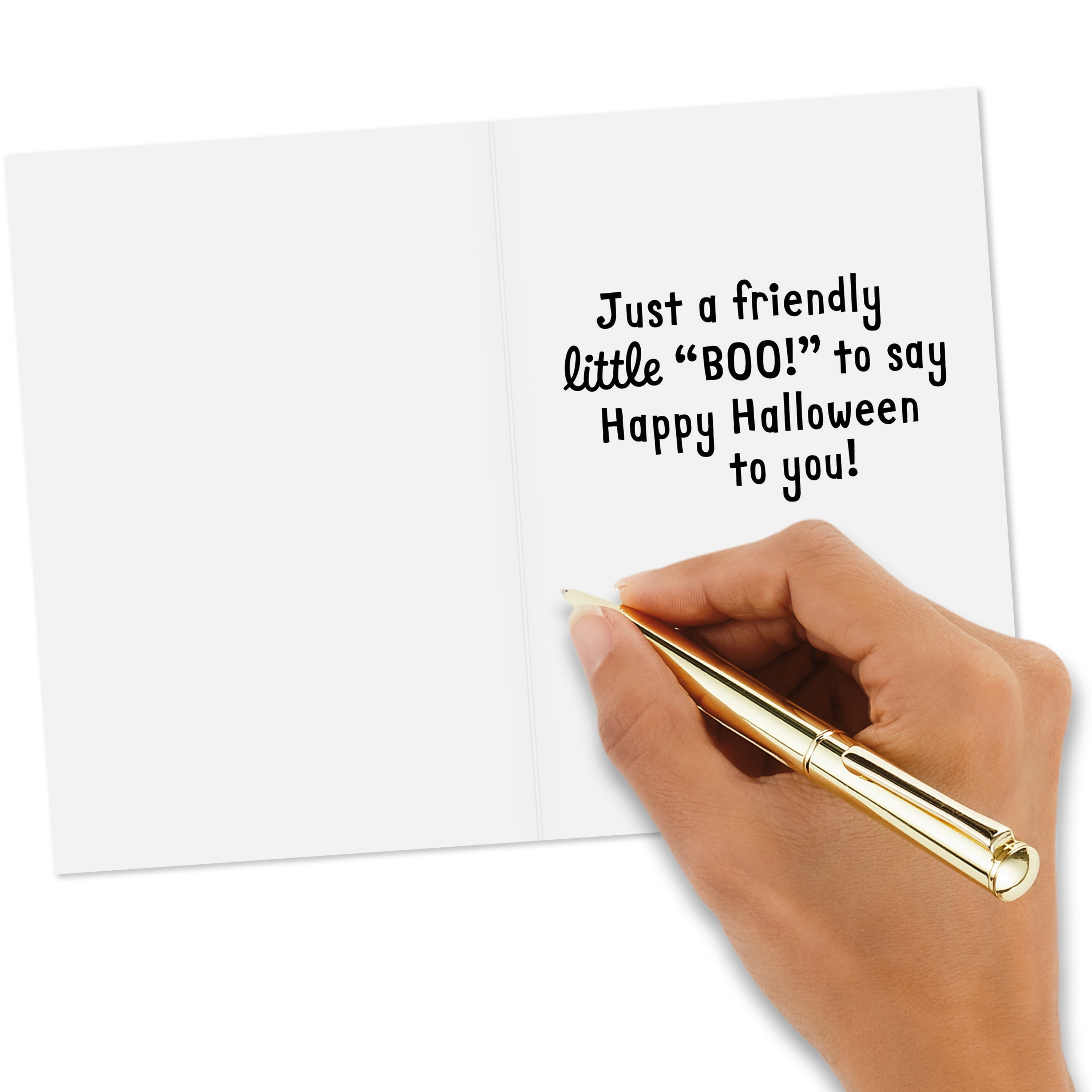 Hallmark Halloween Cards (Friendly Little Boo Ghost), 6 Count