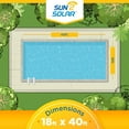 thumbnail image 6 of Sun2Solar Rectangle 1600 Series Clear Swimming Pool Solar Cover, 18' x 40', 6 of 7