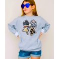 thumbnail image 2 of Honor the Brave Sweatshirt for Women, Teens & Girls Patriotic Coquette Bow Pullover Gray Sweatshirt Youth XS, 2 of 5