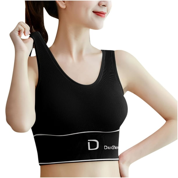 Summer Korean Style Beautiful Back Sports Wrapped Chest Sleeveless Bra  All-match 