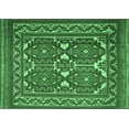 thumbnail image 1 of Ahgly Company Indoor Rectangle Persian Emerald Green Traditional Area Rugs, 6' x 9', 1 of 4