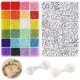 thumbnail image 1 of Kit de 10800 cuentas de vidrio de 3 mm y 1200 cuentas de letras, 1 of 8