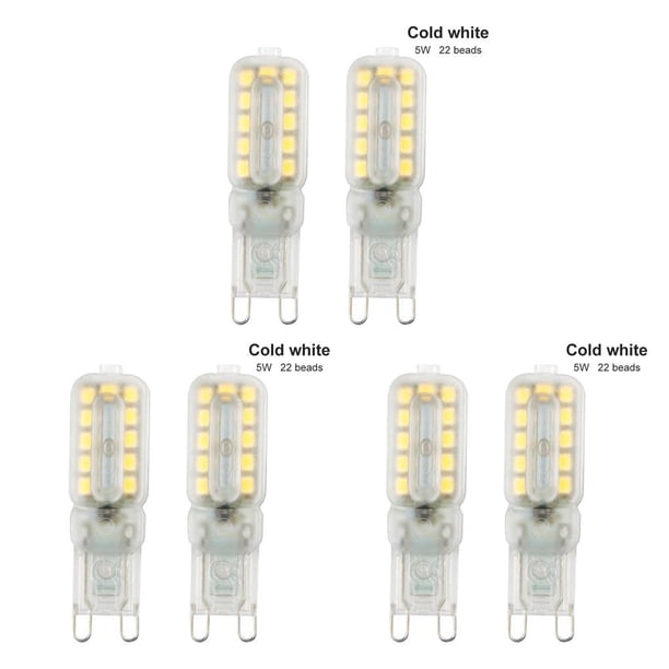 Toystoory 2 piezas Mini LED maíz luz regulable lámpara ahorro de energía cálido blanco frío noche bombillas sala de estar baño iluminación Type1 NO1
