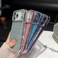thumbnail image 2 of for iPhone 17 Pro Max Case, Shockproof Cute Bling Glitter Sparkle Cover Sequin Diamonds Shiny Camera Lens Protector Girls Women Soft Electroplated Case for iPhone 17 Pro Max 6.9 inch, Blue, 2 of 9