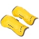 thumbnail image 2 of 1 par de espinilleras de fútbol, ​​almohadillas de protección para entrenamiento de fútbol para niños con correa de hebilla (amarillo), 2 of 9