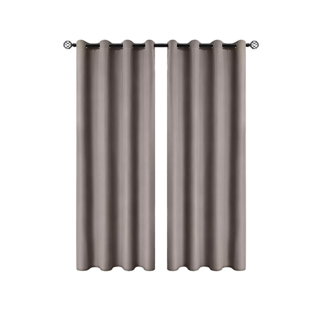 Rideaux pour Chambre Rideaux en Pongé de Polyester Perforé Élégants Protection Solaire et Solutions de Chambre Insonorisées