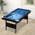 thumbnail image 5 of 5.3 ft Portable Pool Table – Foldable Billiard Table with Complete Accessories for Indoor & Outdoor Game Rooms, 5 of 7