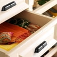 thumbnail image 6 of Goo-Ki 5''(128 MM) Hole Centers Matte Black Cabinet Handles, Luxury Zinc Alloy Cabinet Cup Pulls for Dresser,Drawer,and Cupboard, 6 Pack, 6 of 7