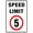 Warning Sign 4, variant on Speed Limit 30 Kph Sign - 8"x12" Vintage Metal Warning Sign, Traffic Speed Decor for Home Farm Bar Coffee Shop Club Road