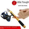 thumbnail image 2 of Short section Small Sea Pole 1 meter 5 mini Luya pole hard adjustment throwing pole carbon sea pole Sea Pole set, 2 of 3