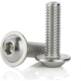 thumbnail image 1 of HAHDAXIA M4-0.7 x 20mm Flanged Button Head Socket Cap Screws, Stainless Steel 18-8 (304), Bright Finish, Full Thread, Allen Socket Drive, Quantity 100, 1 of 5