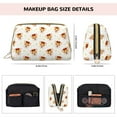 thumbnail image 5 of Xecao Funny Corgi Print Fashion Makeup PVC Bag Large Capacity Travel Cosmetic Bag for Women Organizer Toiletry Clutch, 5 of 8