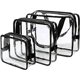 thumbnail image 3 of Bolsa de plástico transparente de PVC para cosméticos y bolsa transparente Caja Bolsa para el hogar y organizadores, 3 of 8