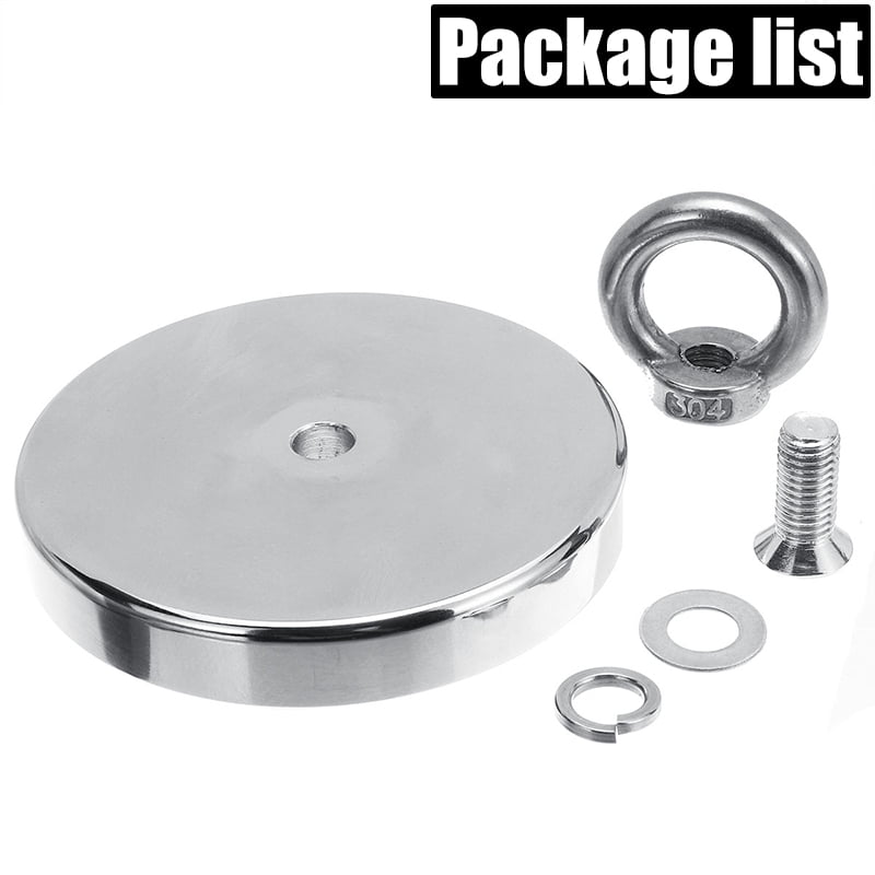 120mm 600kg Strong Neodymium Recovery Magnets Treasure Hunting Fishing Magnet