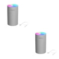 thumbnail image 2 of pitrice Humidifier 270/220ml 2W USB Air Humidifier Spraying Diffuser for Home Office Car grey 2Set, 2 of 6
